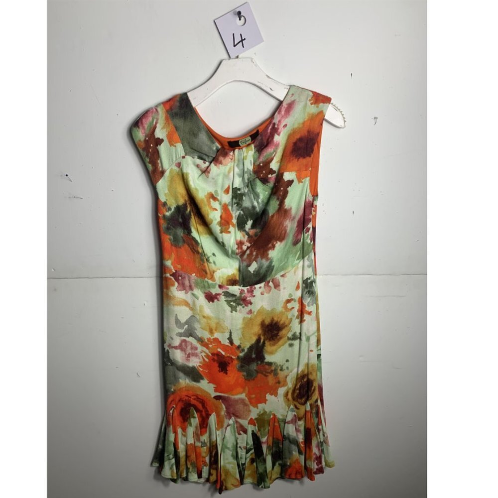 Anthropologie Eva Franco Mini Floral Multicolored Dress